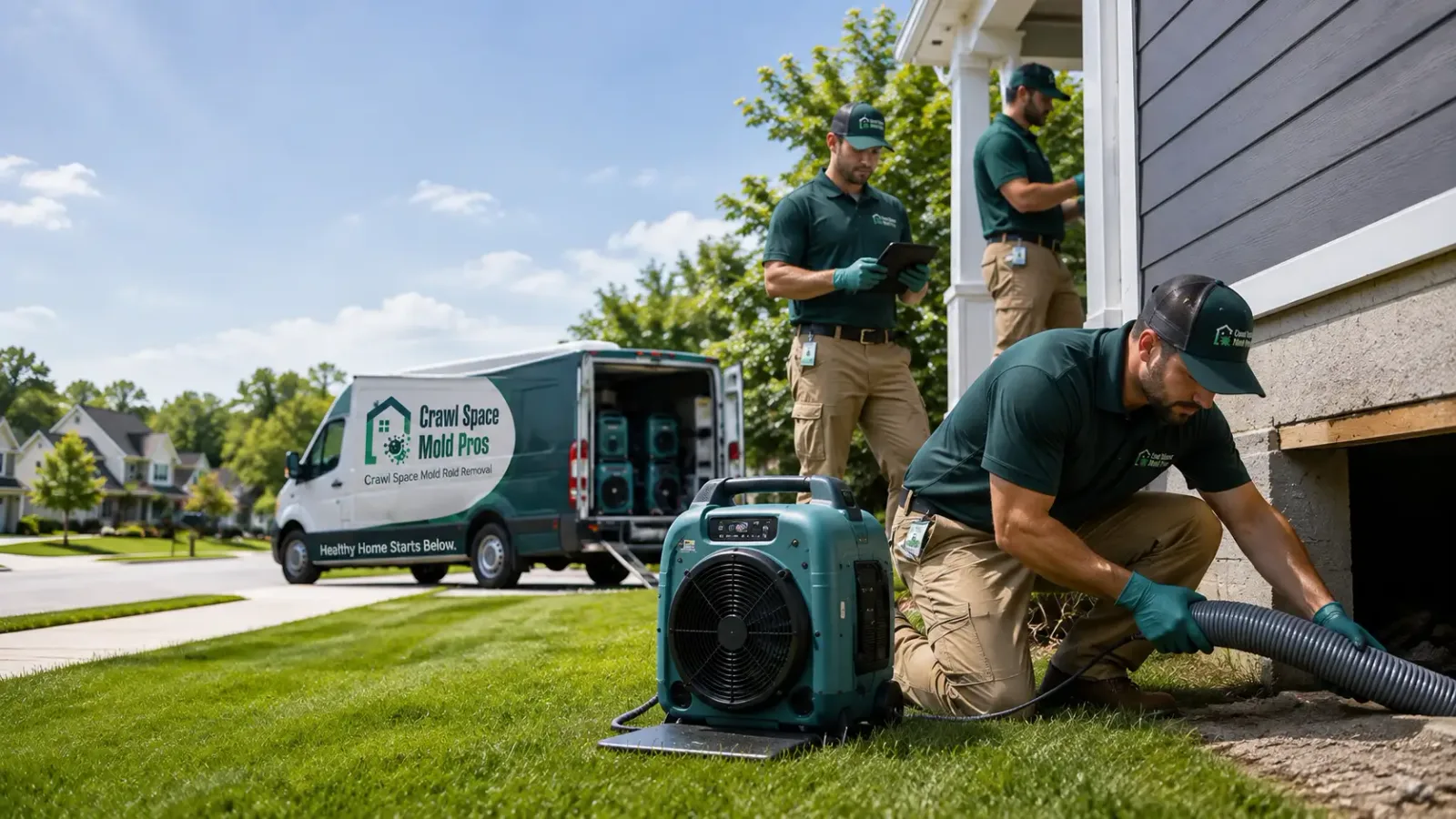 Crawl Space Mold Removal in Chatsworth, IL